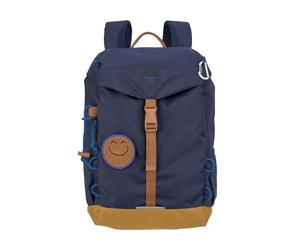 LÄSSIG Children's Hiking Backpack with Chest Strap Padded Shoulder Straps Water-Repellent 14 Litres/Big Outdoor Backpack, darkblue, standard size, Modern