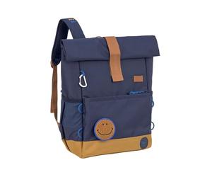 LÄSSIG Children's Hiking Backpack with Chest Strap Padded Shoulder Straps Water-Repellent 14 Litres/Big Outdoor Backpack, darkblue, standard size, Modern