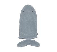 LÄSSIG Children's Play Wash Mitt Terry Cloth Fabric Cotton Play Wash Glove GOTS Whale