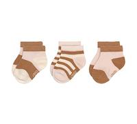 LÄSSIG Children's Trainer Socks Set of 3 Pink Caramel Size 19-22