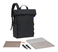 Lässig diaper bag Green Label Outdoor Rolltop Backpack Black