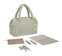 Lässig diaper bag shoulder bag with laptop compartment Yula Weekender Mint light green