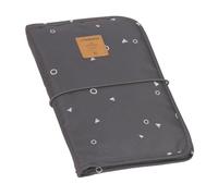 Lässig Diaper Bag with Changing Mat and Travel Wet Wipes Compartment/Changing Pouch Universe Anthracite