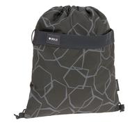 Lässig gym bag School String Bag Bold Edges Grey