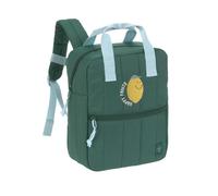 Lässig leisure backpack Little Gang Mini Square Backpack 7L Lemon Dark Green | For nursery, padded shoulder straps and chest strap, water-repellent