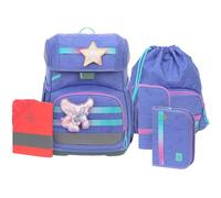 Lässig satchel rain cover Light Unique School Set 7 -piece Cloud lilac purple