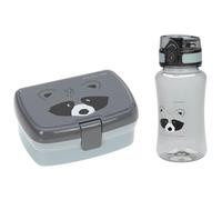 LÄSSIG Lunch Set with Lunchbox and Drinking Bottle About Friends Racoon