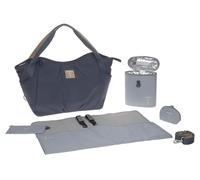 LÄSSIG Baby Changing Backpack with Changing Accessories/Backpack Adventure Lemon Curry