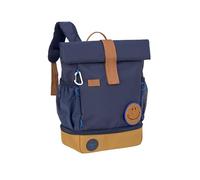 LÄSSIG Nursery Backpack Children's Backpack Rolltop with Chest Strap Water-Repellent 11 Litres/Mini Rolltop Backpack, navy, standard size, Modern