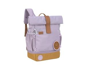 Lässig Nursery Backpack Children's Backpack Rolltop with Chest Strap Water-Repellent 11 Litres/Mini Rolltop Backpack Lilac, purple, Modern