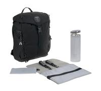 Lässig Outdoor Hiking Diaper Backpack Sustainable Fabric Black, 850 g