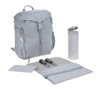 Lässig Outdoor Hiking Diaper Backpack Sustainable Fabric Grey, 850 g