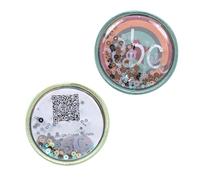 LÄSSIG Pendant and Patches Set (3 Pieces) with Press Stud, School Patches Set, Blue Mint, TU EU, Modern