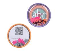 LÄSSIG Pendant and Patches Set (3 Pieces) with Press Stud, School Patches Set, Lavender Peach, TU EU, Modern