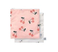LÄSSIG Reusable Storage Bag Snack Bag 2pcs/Snack Bag Happy Fruits Cherry