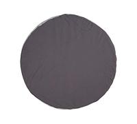 LÄSSIG Round Seat Cushion Cuddle Carpet Muslin, Anthracite