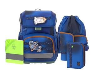 Lässig satchel rain cover Light Unique School Set 7 -piece Space Blue