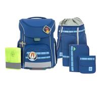Lässig satchel Unique School Set Slim 7-teilig Dark Blue