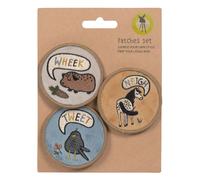Lässig School Patches Set 3-teilig Guinea Pig, Horse, Bird
