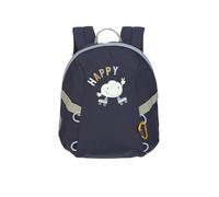LÄSSIG Small Children's Backpack for Nursery, Crib Backpack with Chest Strap, 20 x 9.5 x 24 cm, 3.5 L, Cloud Dark Blue, Modern