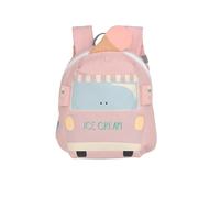 LÄSSIG Small Children's Backpack for Nursery, Crib Backpack with Chest Strap, 20 x 9.5 x 24 cm, 3.5 L, lightpink, 20 x 9 x 24 cm, Tiny Drivers