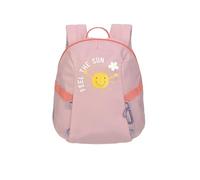 LÄSSIG Small Children's Backpack for Nursery, Crib Backpack with Chest Strap, 20 x 9.5 x 24 cm, 3.5 L, Sunshine Peach, Modern