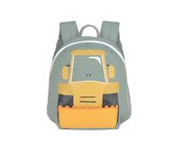 LÄSSIG Small Children's Backpack for Nursery, Crib Backpack with Chest Strap, 20 x 9.5 x 24 cm, 3.5 L/Tiny Backpack Excavator, Excavator, Children's Backpack