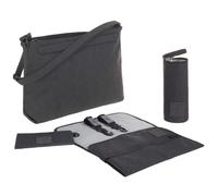 Lässig Baby Nappy Changing Bag Diaper Bag with Accessories/Tender Shoulder Bag, Anthracite