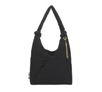 LÄSSIG Teya Changing Bag 16L Shoulder Bag with Changing Mat Black | 16 litre storage space, with changing mat and pram attachment, water-repellent wet compartment, modern crinkle design