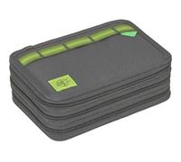 Lässig Unique School Triple Pencil Case Slim Unique Anthracite Gray
