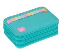 Lässig Unique School Triple Pencil Case Slim Unique Turquoise