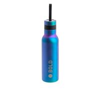 Lässig water bottle Bold Double Walled Bottle Stainless Steel Blue/Purple