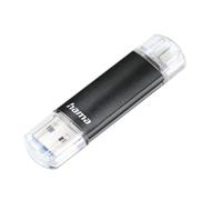 "Laeta Twin" USB Flash Drive, USB 3.0, 64GB, 40MB/s, black
