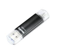 Laeta Twin USB Key, USB 3.0, 16 GB, 40 MB/s, Black, Slim Packaging