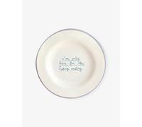 Laetitia Rouget Laetitia Rouget I'M Only Here For The Happy Ending Stoneware Dessert Plate