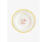 Laetitia Rouget Laetitia Rouget Try The Grey Stuff It's Delicious Stoneware Dessert Plate