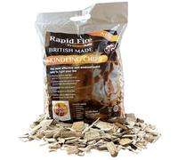 Laeto Firewood Depot Kindling Wood | Natural Firelighters for Wood Burners, Fire Pit, Log Burner - 4 Bags (40L)