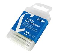 Läufer 10200 Replacement Fibre Inserts for Runner Fibre Optic Eraser 20 Replacement Brushes for Glass Eraser