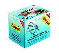 Läufer 59081 Rondella X-Band, Elastic Cross Bands, Rubber Bands, 130 x 11 mm, Diameter 85 mm, 500 g Box, Assorted Colours