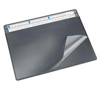 Läufer Durella 47656 Desk Pad Soft with Calendar 65 x 50 cm Black