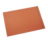 Läufer La Linea 39109 Desk Mat 45 x 65 cm Natural Grain Cowhide Leather Terracotta Handmade Real Leather in Germany Leather Desk Mat