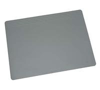 Läufer Matton 32703 Desk Mat 49 x 70 cm Grey Non-Slip Desk Mat for Extra High Writing Comfort Elegant Accessory for Desk, Velvety Underside