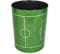 Läufer Runner trash, 13 litre trash can, Perfect for the nursery, Round, Sturdy Plastic, Soccer field