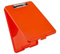 Läufer Safety 55802 Clipboard with Storage Compartment Signal Colour Orange