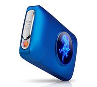 lafagiet XL666 Cigarette Case with Lighter, Pack of 18 84 mm King Size Cigarette Capacity, LED Screen, Father's Day Gifts for Men, Dad