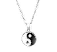 LAFATINA Yin and Yang Pendant Necklaces for Women Taichi Halloween Christmas Friendship
