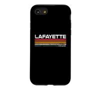 Lafayette Indiana Retro Stripes Vintage City Design Case for iPhone SE (2020) / 7/8