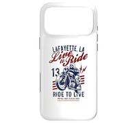 Lafayette Louisiana Motorcycle Skull Rider Vintage Design Case for iPhone 17 Pro Max