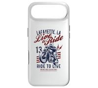 Lafayette Louisiana Motorcycle Skull Rider Vintage Design Case for iPhone Air