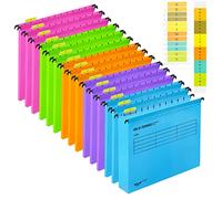 Lafecuw A4 Suspension Files, 15 Pcs A4 Suspension Files for Filing Cabinet Files Hanging Filing Folders,Box Filing Storage Folders Interior Folders for School Home Work Office Organization